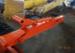 Professional Long Reach Arm Boom For Excavators 6500 Mm Stick Length Yellow Color