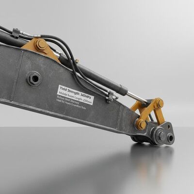 출력 강도 345MPa 발굴기 부름 팔 중부 부름 길이 2300mm 견고한 철강 구조 무거운 발굴 작업에 이상적입니다