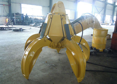 Q345B Hardox450 오렌지 필 횡령은 2120 Mm 가까운 고도 3 PC 손가락 자전합니다