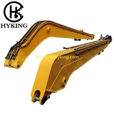 Excavator Long Reach Boom and Arm with Q345B Material 32m Long Boom and 45 Degree Tapered Seam for Port Dredging